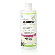 ANIBIO Shampoo für Hunde und Katzen – natürliches Pflegeshampoo mit Aloe Vera, Kamille und Totes Meer Salz, ideal bei empfindlicher Haut, Schuppen und Verfilzungen