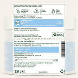 Produktetikett des AniForte® Bierhefe Pulvers mit Inhaltsstoffen, analytischen Bestandteilen, Fütterungsempfehlung und Herstellerangaben in Deutsch und Englisch