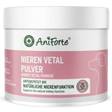 AniForte® NierenVetal Pulver – Natürliche Kräutermischung zur Unterstützung der Nierenfunktion und der Harnwege bei Hunden mit Heilpilz Cordyceps sinensis und weiteren natürlichen Inhaltsstoffen.