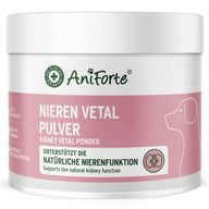 AniForte® NierenVetal Pulver – Natürliche Kräutermischung zur Unterstützung der Nierenfunktion und der Harnwege bei Hunden mit Heilpilz Cordyceps sinensis und weiteren natürlichen Inhaltsstoffen.