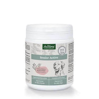 AniForte® Senior Active – Natürliches Ergänzungsfuttermittel für ältere Hunde, unterstützt die Vitalität, Agilität, Gelenke und das Immunsystem mit Inhaltsstoffen wie Grünlippmuschel, Hagebuttenschalen und Ginkgoblättern.
