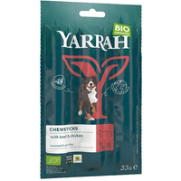 Bio Hundesnack mit Rind und Huhn aus 86,6 % tierischen Bestandteilen – natürliche Kausnacks ohne künstliche Zusatzstoffe