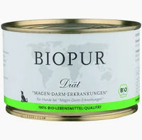 Biopur Bio-Diät-Hundefutter in 400 g Dose – Spezialnahrung für Hunde mit Magen-Darm-Problemen, aus biologischen Zutaten, fettarm und gut verdaulich

