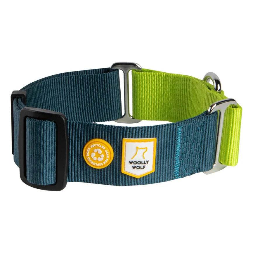 Woolly Wolf Martingale Collar Deep Teal Mix