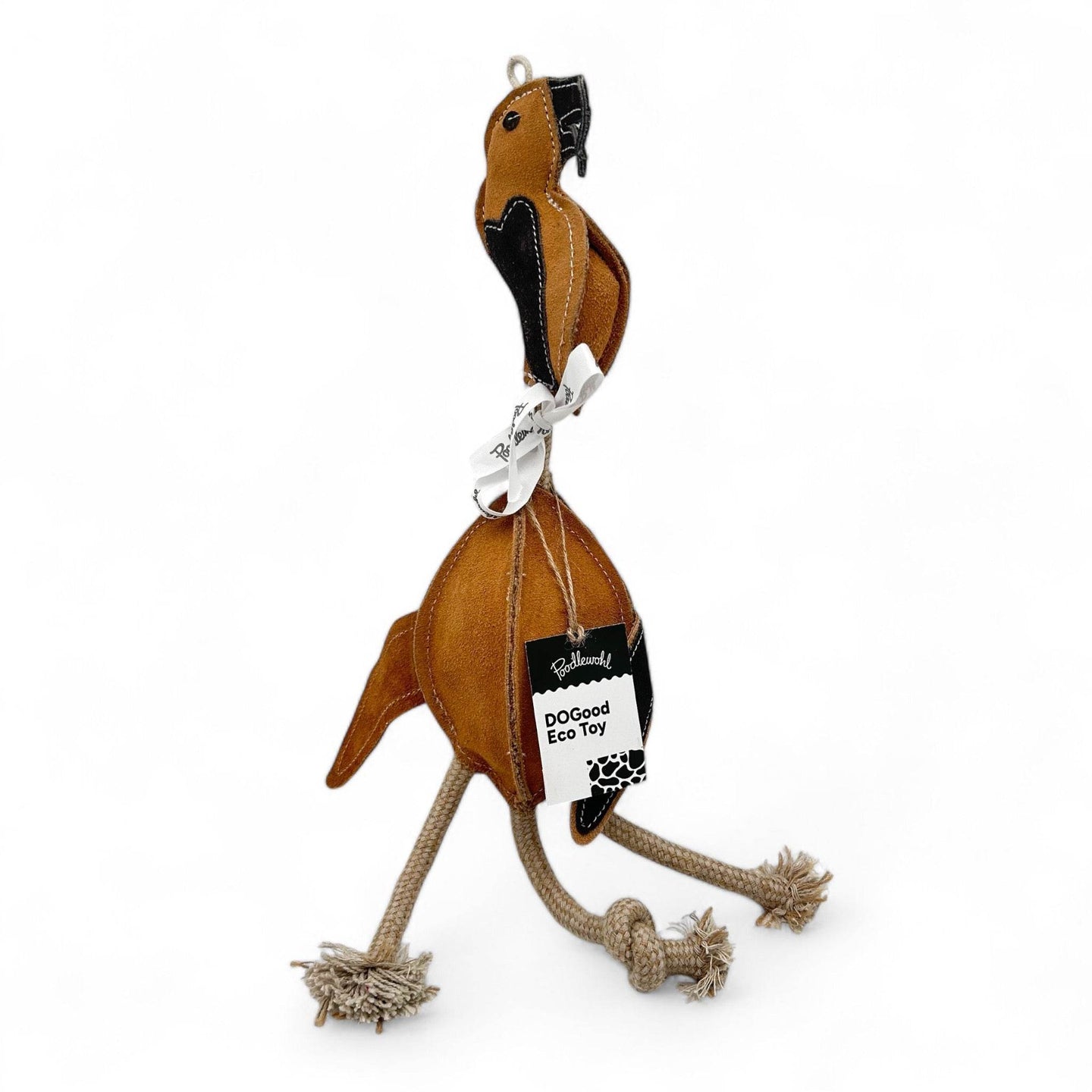 DoGood Eco Toy Volker der Vogel – umweltfreundliches Hundespielzeug aus 100 % natürlichen, biologisch abbaubaren Materialien wie Jute und Baumwolle. Frei von schädlichen Stoffen, ohne Plastik und unterstützt den Tierschutz.