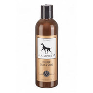 FELLKUR SILKY & SHINE Pflegekur für Hunde mit glänzendem und geschmeidigem Fell, die trockene Haut pflegt und das Kämmen erleichtert. Enthält natürliche Öle wie Kokos-, Avocado-, Jojoba- und Mandelöl sowie feuchtigkeitsspendendes Hyaluron