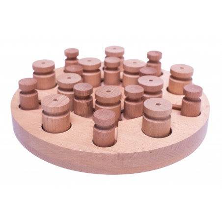 My Intelligent Dogs® MANDALA & STERN Hundespielzeug mit 20 Spielsteinen, ideal für die Förderung von Problemlösungsfähigkeiten und geistiger Ausdauer bei Hunden. Das Design enthält verschiedene Schwierigkeitsgrade, die je nach Bedarf angepasst werden können.