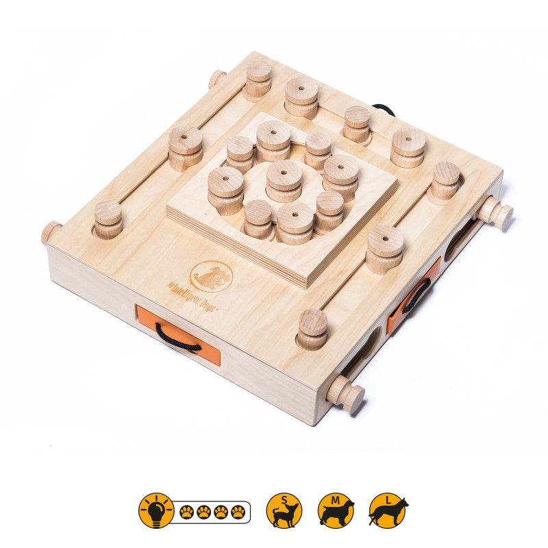 My ID Hunde Intelligenzspielzeug Schildkröte / Turtle – Das anspruchsvolle Geschicklichkeitsspiel für Hunde.