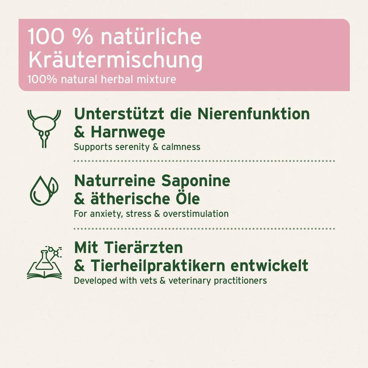 100% natürliche Kräutermischung.