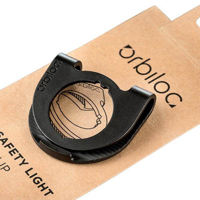 Orbiloc Clip – robuster Befestigungsclip für Orbiloc Safety Lights, geeignet für Gürtel, Riemen und Hunde-Geschirre bis 35 mm Breite, sicher und einfach zu montieren