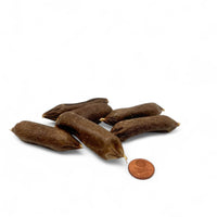 Pfotis Bio-Rind Würstchen – Proteinreiche, naturbelassene Hundesnacks aus 100 % Bio-Rindfleisch, ohne Verpackung."