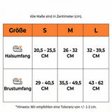 Poodlewohl Hanfgeschirr für Hunde mit Größentabelle – Nachhaltig, hautfreundlich und in den Größen Small, Medium und Large erhältlich.