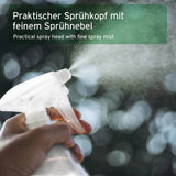 Praktischer Sprühkopf mit feinem Sprühnebel für eine gleichmäßige Anwendung von Flüssigkeiten.